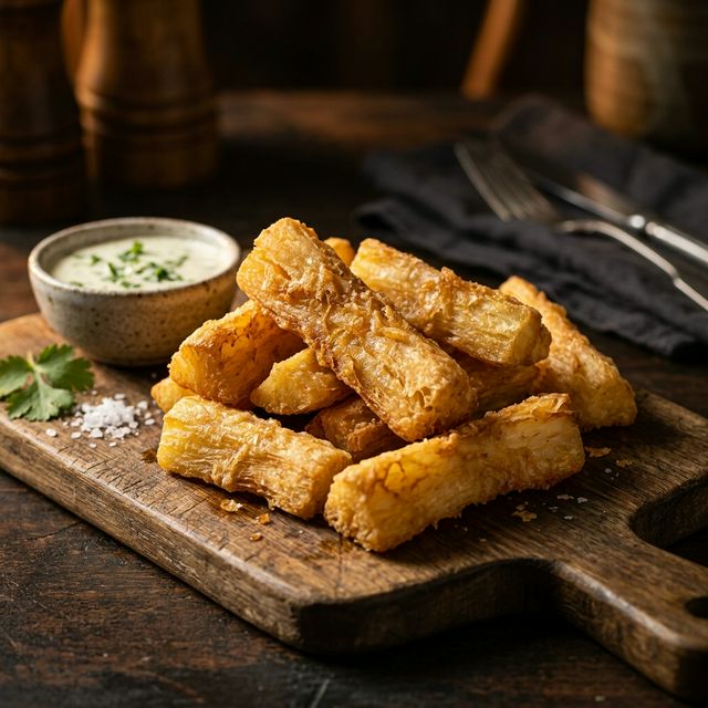 YUCA FRITA DORADA